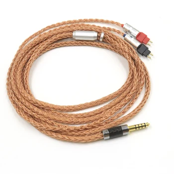16 Jedro 3,5 mm 2,5 mm XLR 4.4 mm Single Crystal Baker Slušalke Kabel nadgradnjo Za Sennheiser HD580 HD600 HD650 HD25 hd545 hd565
