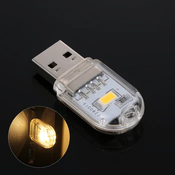 1/2/3PCS USB LED Knjiga Svetlobe 5 Mini Prenosni Branje Svetilka Ultra 3Leds Nočne Luči Za Moč Banke Prenosni RAČUNALNIK Kampiranje Razsvetljavo