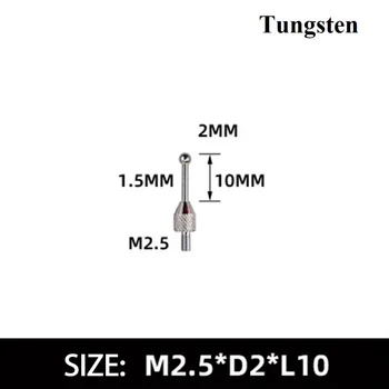 Kontaktne Točke Robustno 2 mm Volfram Jekla Mikrometer Profil Sonde z M25 Nit kot Nalašč za Izbiranje Test Indikator