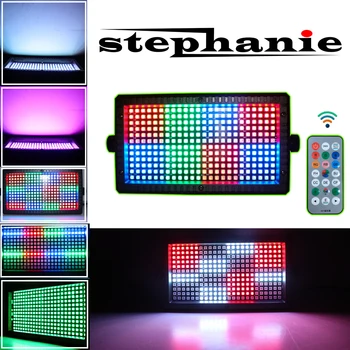 Stephanie 288 Stroboskopske LED Bliskavica, Zvočni Nadzor Aktivira Hitro Nastavljiv Faza Disco DJ Doma Stranka KTV Poroko Razsvetljavo