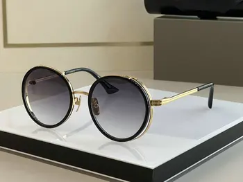 2023 Nov Edinstven Modni luksuzne blagovne znamke Udobno okrogla sončna očala za moške in ženske high-end Retro steampunk Elegantna sončna očala