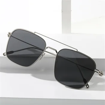 Luksuzne blagovne Znamke sončna Očala Okvirji Retro ženska Očala Aviator Kvadratnih Moda Pilotni Anti-razmislek Moških Gafas Originalni Škatli