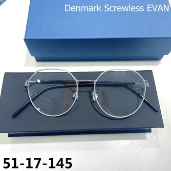 Nova Danska Blagovna Znamka Brezvijačno Design Titana Ultralahkih Očal Okvir Očal Moški Ženske Kratkovidnost Recept Očala Oculos