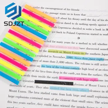 1Pc Mini Memo Pad Zaznamki Fluorescence Self-Stick Opombe Indeks jo Je Objavil Načrtovalec Pisalne potrebščine Šolske Potrebščine Papirne Nalepke