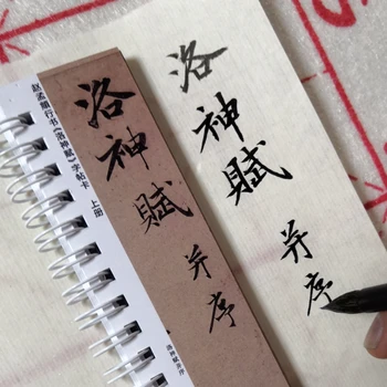 Zhao Mengfu Wang Xizhi Teče Skriptov Pisanja Kartice Luo Shen Fu Kitajski, Klasični Antični Proze Calligraphie Cuaderno Par Copiar