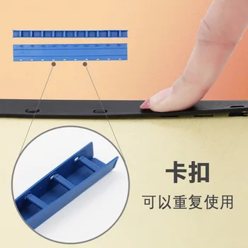 Kron Xinsheng Bkl 3-36 mm Plastično Vezavo Trakovi Zavezujoče Potrošni material 10 Deset Luknjo Zavezujoče Držalni Trak Napet-Leaf Pritiskom Trakovi