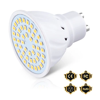4PCS E27 LED Reflektor Žarnice E14 Svetilka 220V GU10 LED scenografija 2835SMD Lampara Žarnica MR16 5W 7W 9W B22 LED Varčevanje z Energijo Razsvetljava