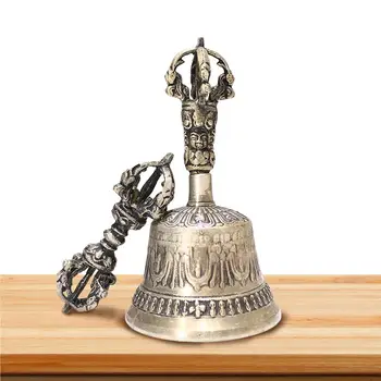 Tibetanski Budistični Meditaciji Bell In Dorje Nastavite Ročno Darma Predmetov Bell Dorje Vajra Bell Meditacija Oltar Ritual Bell