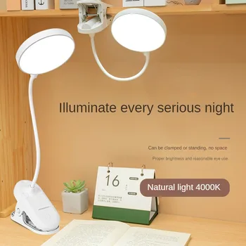 Prilagodljiv Objemka Desk Lučka za Branje in Učenje s Eye-Skrb LED Svetlobo, Idealno za Študentskih Spalnico in Dom