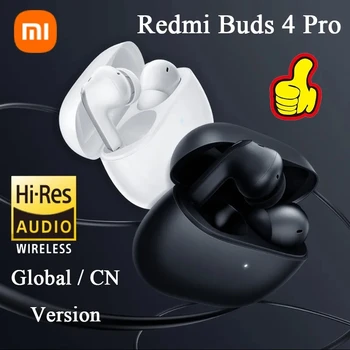 Novo Xiaomi Redmi Brsti 4 Pro TWS Aktivni šumov Slušalke Bluetooth Redmi Airdots 4 Pro Slušalke 36 Ur delovanja Baterije