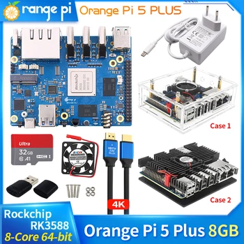 Oranžna Pi 5 Plus, 8GB RAM-a RK3588 8-Core 64-Bit 2.5 G Dvojno Porti En potovalni Računalnik Zaženete Android Ubuntu, Debian OS