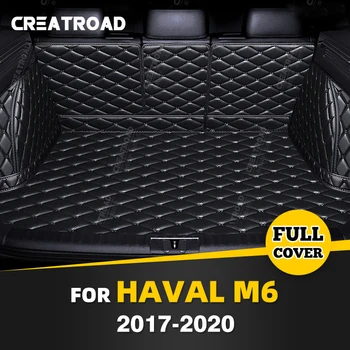 Auto Polno Zajetje Trunk Mat HAVAL M6 2017-2020 19 18 prtljažniku Kritje Pad Tovora Linijskih Notranje zadeve Zaščitnik Dodatki