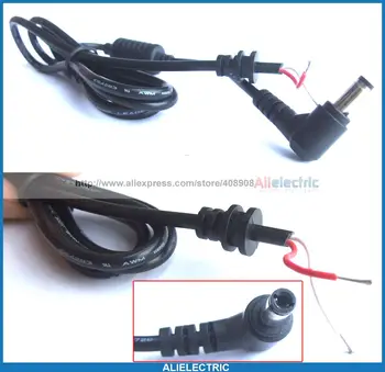 Pravim Kotom 5,5 mm x 2.5 mm DC Kable Priključite Napajalni priključek za Polnilnik Priključek za DC Zvezek