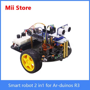 Yahboom programabilni starter kit in pametno robot 2 in1 za Ar-duinos R3 združljiv z Scratch3.0