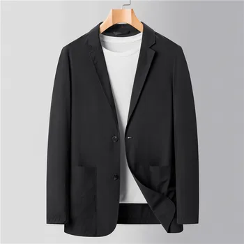 6962-Priložnostne obleko poslovni Moški priložnostne prugasta prugasta cvetenja in pleteno elastično majhne wi -enotna jakna