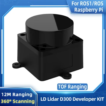 LD06 Lidar LD19 D300 360° DTOF Laserski 3D Skener 5-13Hz 12M Območje Podporo ROS ROS2 Raspberry Pi Jetson Robotika Kartiranje bi se Izognili
