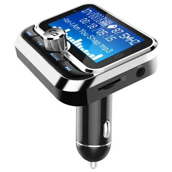 BC32 Avto Polnilec Za Telefon, Bluetooth, FM Oddajnik, MP3 Predvajalnik Dvojni Polnilnik USB TF Kartice Glasbe HandFree Komplet