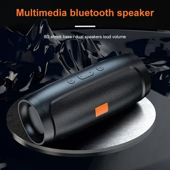 Bluetooth Zvočnik Dual Stereo Zvočnik Zunanji Tfusb Predvajanje Fm Glas Oddajanje Prenosni Subwoofer 50 Brezžični Zvočnik