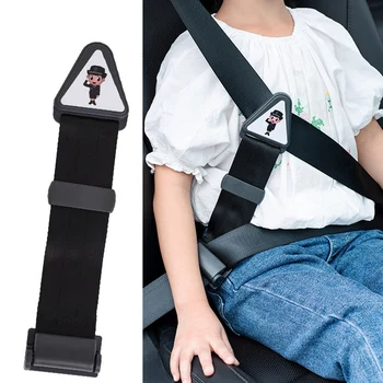 Avtomobilski Otroški Sedež Pasu Honorar Prilagoditev in Stalnost Anti-kap Pasu Otrok Ramenski Stražar Sponko varnostnega pasu Regulator za Otroke