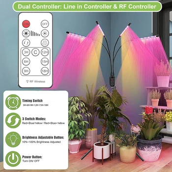 Možnost zatemnitve Celoten Spekter LED Grow Light z Oddaljeni Contro za Rastline, rastlinske sadike Cvet Zaprtih Višine Ffs Lučka Fitolamp