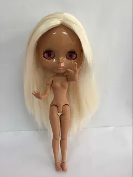 89F skupni organ Golih Blyth Lutka, črno kožo Tovarne lutka Moda lutka, ki je Primerna Za DIY Spremembe BJD Igrača Za Dekleta