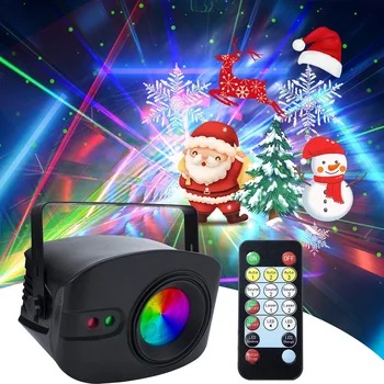 Eloovve LED Božič Projektor z Xmas Vzorci DJ Party Luči z Stopnji Strobe Učinek za Otroke, Otroška Spalnica Club Show Bar