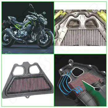 Ustreza za Kawasaki Z900 SE ZR900 ABS 2018 2019 2020 2021 2022 2023 Motocikel AirFilter Motorja Sesalni Filter Nadomestni Element, ki