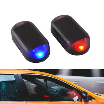GM avto LED opozorilna lučka varnostnega sistema opozorilo anti-theft utripa ponaredek sončne avto alarm LED luči