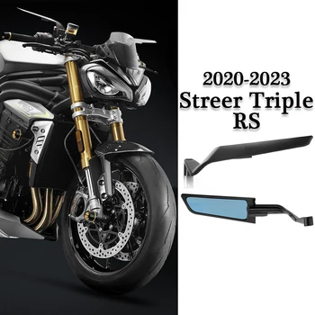 Motorno kolo Rearview Mirror Za Streer Trojno RS 2020 2021 2022 2023 Šport Winglets Ogledalo Kompleti Nastavljiv Vrtljivi Ogledalo