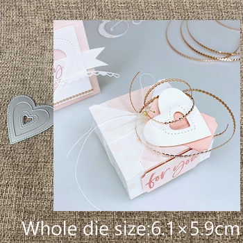 XLDesign Obrti Rezanje Kovin Matrice matrica plesni srce dekoracijo album Album Papir, Kartice Obrti Reliefi die kosi