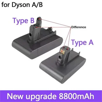 Za Dyson 22.2 V 28000mAh Tip A/B Li-ion Vakuumske Baterija za Dyson DC35 DC45 DC31 DC34 DC44 DC31 Živali DC35 Živali