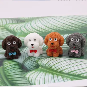 4 Slogi Pes Miniaturne Figurice Živali Obrti Darilo Lutke Igrače Mikro Krajine Pravljice Vrt Pribor Dekor