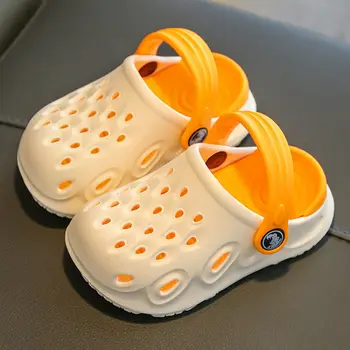 Plitvo luknjo dihanje poletni čevlji za otroke sandali malčka priložnostne strani 2021 modni slog