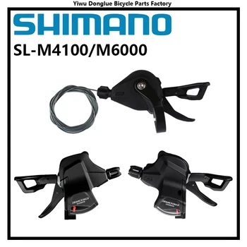 Shimano Deore M6000 Desno Ali Levo Stran Transformator 2/3s 10-Hitrost MTB Premika Vzvode M4100 Pravico transformator 10s Kolesarske Opreme