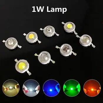 10Pcs/Set 1W LED Super Svetla luč Kroglice Noč Svetlobe za Svetilko Fazi Dvorišče Žarnica