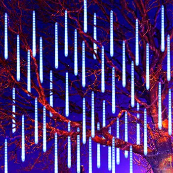 Na prostem LED Meteor Tuš Luči, ki sodijo Kaplja Dežja Niz Lahka Nepremočljiva za Božično zabavo, Pravljice, Vrt, Počitnice Odlikovanja