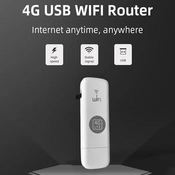 4G WiFi Usmerjevalnik Prenosni 4G WiFi Dongle 150Mbps Mobilne Usmerjevalnik Nano SIM Kartico z Anteno Visoke Hitrosti Omrežje Komplet za Domačo Pisarno