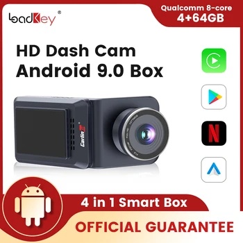 CarlinKit CarPlay Ai Dash Cam Brezžični CarPlay Android Avto DVR 1080P HD GPS Netflix Android Tv Box Diktafon Qualcomm 8 4G+64 G