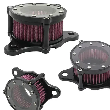 Motorno kolo Zračni Filter Vnos Spremembe v Harley XL883 1200 CNC Aluminijasto Ohišje