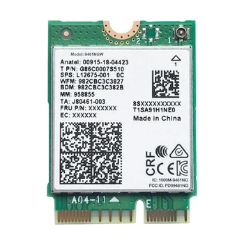 Brezžični vmesnik PCB Kartico Wifi Za 9461NGW za Kartico Wifi AC 9461 2.4 G/5 G Dual Band 802.11 AC M2 Tipko E CNVI Bluetooth 5.0