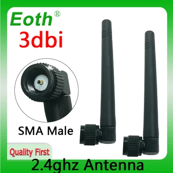 EOTH 1 2pcs 2.4 g antena 3dbi sma moški, wlan, wifi 2,4 ghz antene pbx is modul usmerjevalnik tp link signal sprejemnik antena visok dobiček