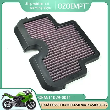 OZOEMPT Motocikel Zračni Filter Uporablja za ER-6f ' EX650 09-12 ER-6n ER650 09-12 Ninja 650R 11-12 OEM:11029-0011