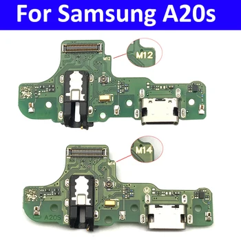 10Pcs/Veliko,Dock Priključek za Polnilnik USB Polnjenje Vrata Flex Kabel plošče Z Mikrofonom Za Samsung A20S A207F M12 M14