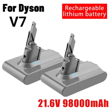 Novo Dyson V7 baterija za 21,6 V 98000mAh Li-lon Akumulatorska Baterija Za Dyson V7 Baterije Živali Pro sesalnik Zamenjava