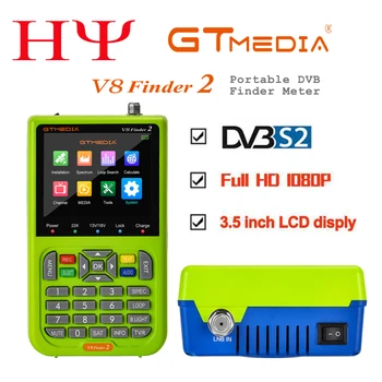 👍GTmedia V8 Finder2 DVB-S2 Satelitskega Meter Sat Finder bolje kot freesat v8 finder SATLINK WS-6906 6916 ST-5150 ws-6933