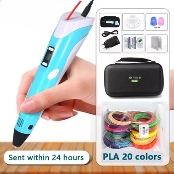 3D Pero 3D Za Otroke Z 20/30 Barve PLA Žarilno nitko ,3D Tiskanje Pero, 3D Ustvarjalna Igrača za Otroke Darila S Prenosno Torbo