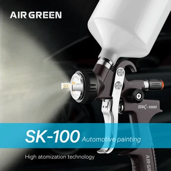 SK-100 Visoke Kakovosti Pnevmatski Spray Pištolo HVLP Body Spray Airbrush Pištolo Za Barvanje Avtomobila Pnevmatsko orodje škropilnica