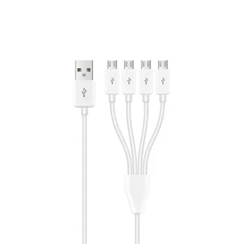 50 cm 4 V 1, USB, Micro USB, Hitro Polnjenje Kabel za Android Modeli Kabel Moč 4 priključek Mikro USB Naprave, Strela Hitro Polnjenje