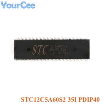 STC STC12C5A60S2-35I-PDIP40 Multi-Serijska 8051 Single-Chip Mikroračunalniška ISP EEPROM Mikro Računalnik Čipu IC,