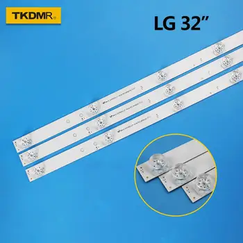 TKDMR 3pcs x TV LED Trakovi 6-svetilke za LG 32
